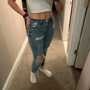 PacSun Ripped Mom Jeans